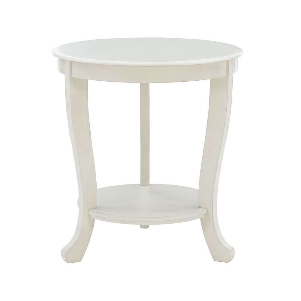Aubert Accent Side Table, White. Picture 1