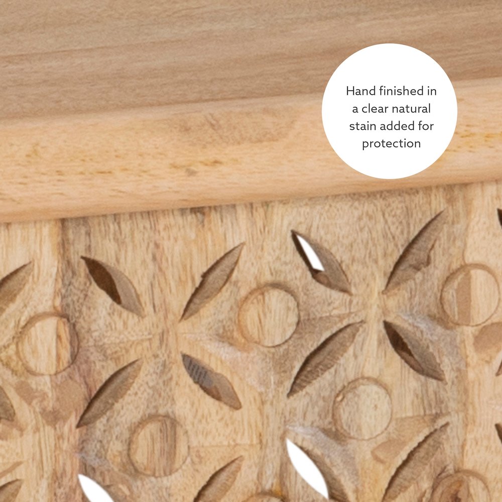 Inora Oval Coffee Table Natural. Picture 9