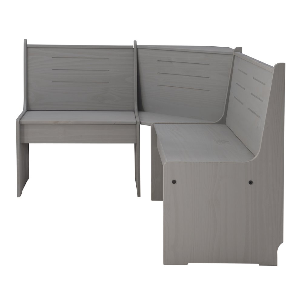 Waldron Corner Nook Set Grey Kit. Picture 9