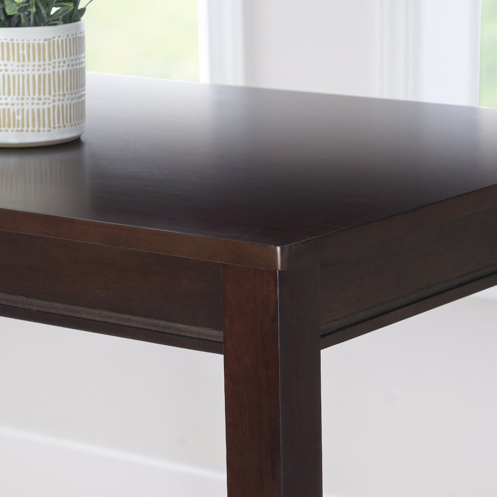 Claridge 42 Inch Bar Height Pub Table, Walnut. Picture 3