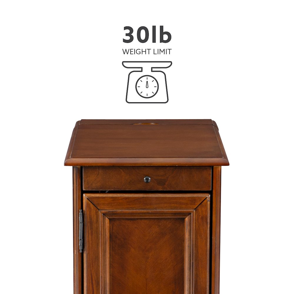 Butler Hazelnut Accent Table. Picture 17