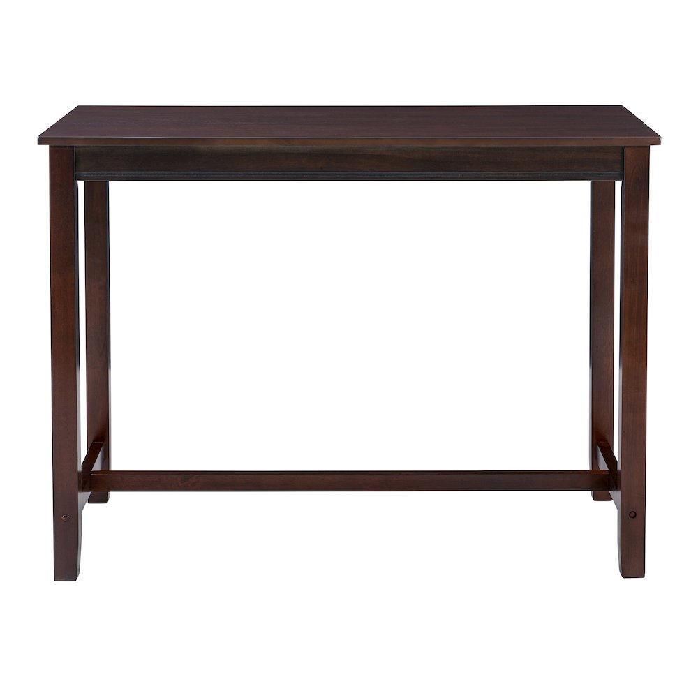Claridge Counter Pub Table Brown. Picture 2