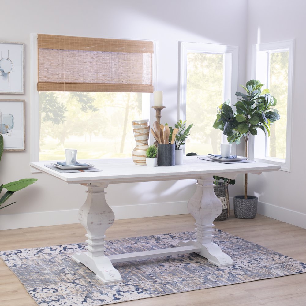 Mcleavy Dining Table White. Picture 2