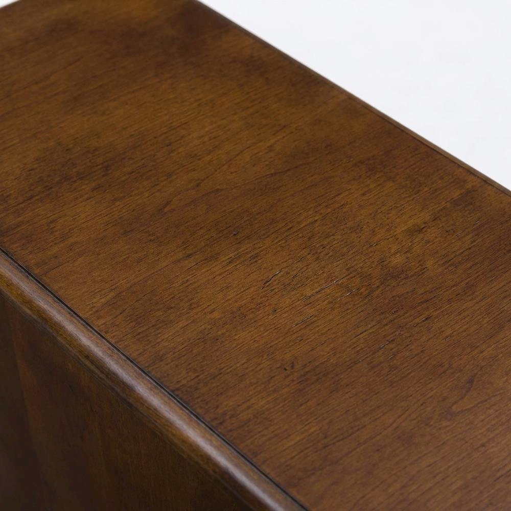 Hazelnut Accent Table with Stylish Surface and Compact Design. Picture 6