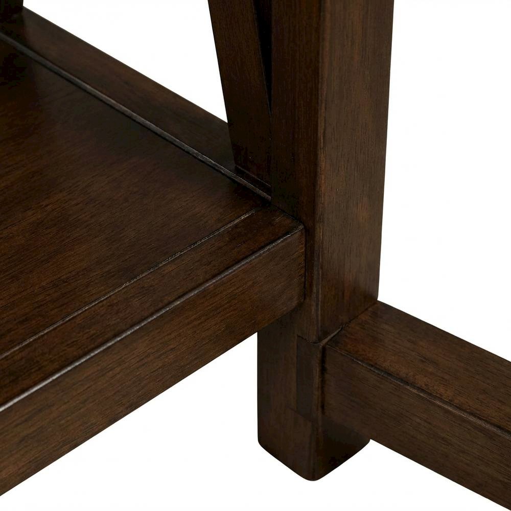 Antique Console Table with Elegant Finish for Living Room or Entryway. Picture 5