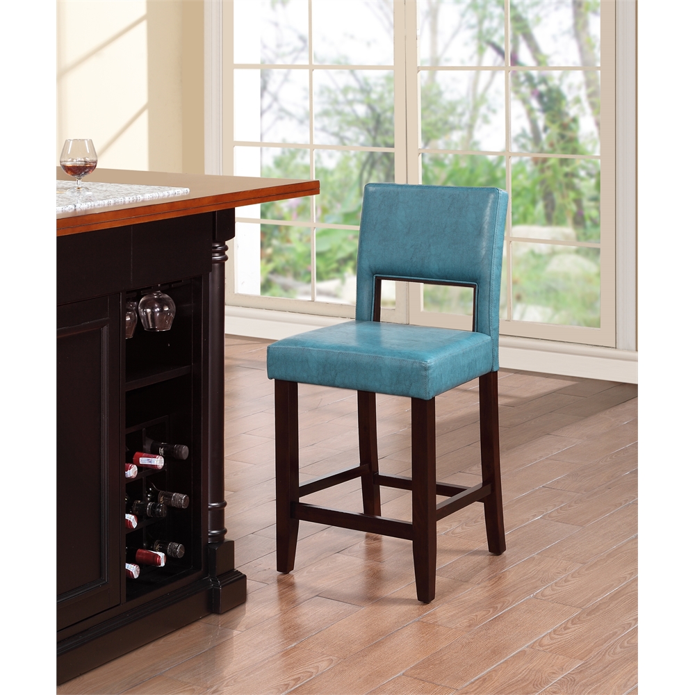 Vega Counter Stool Agean Blue. Picture 2