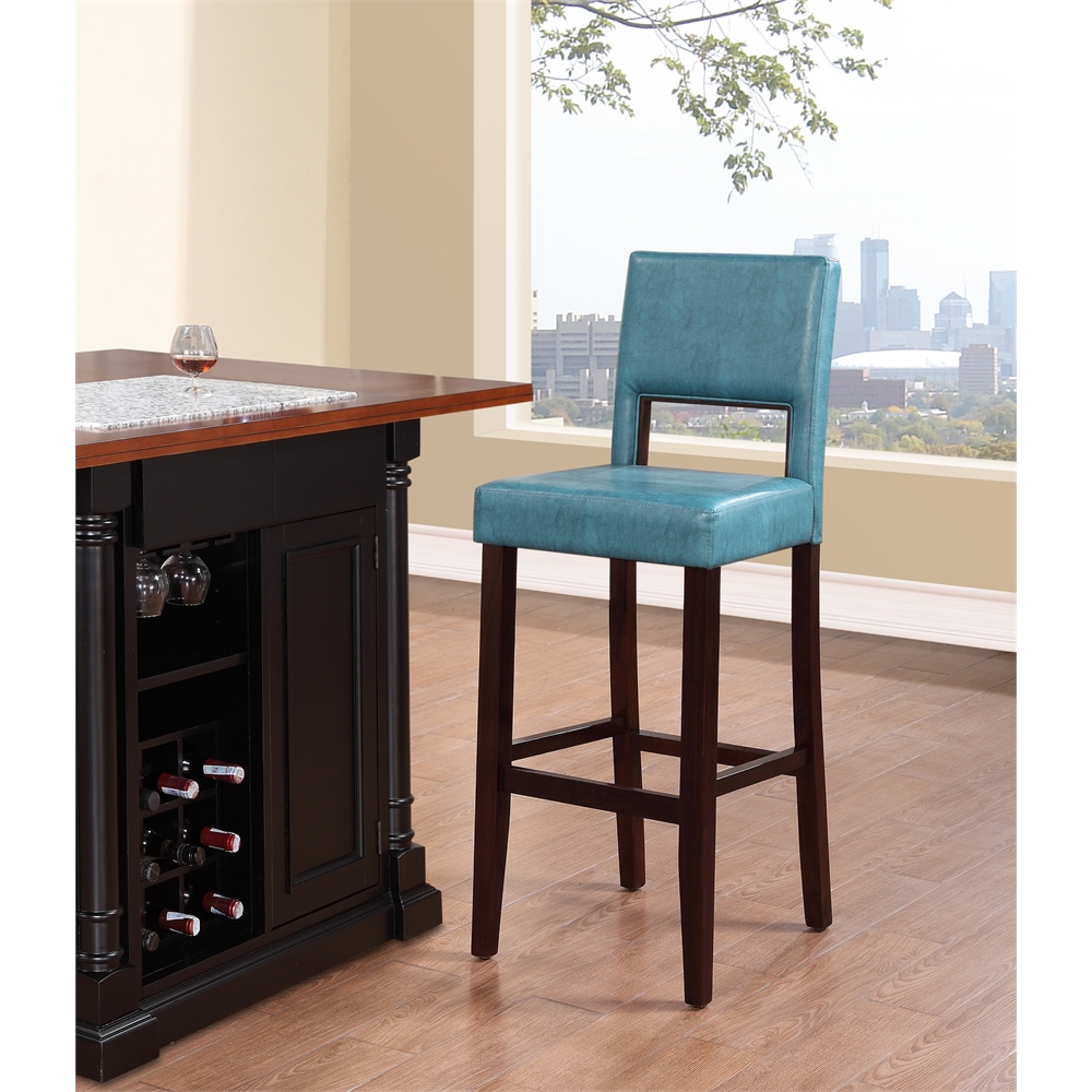 Vega Bar Stool Agean Blue. Picture 2