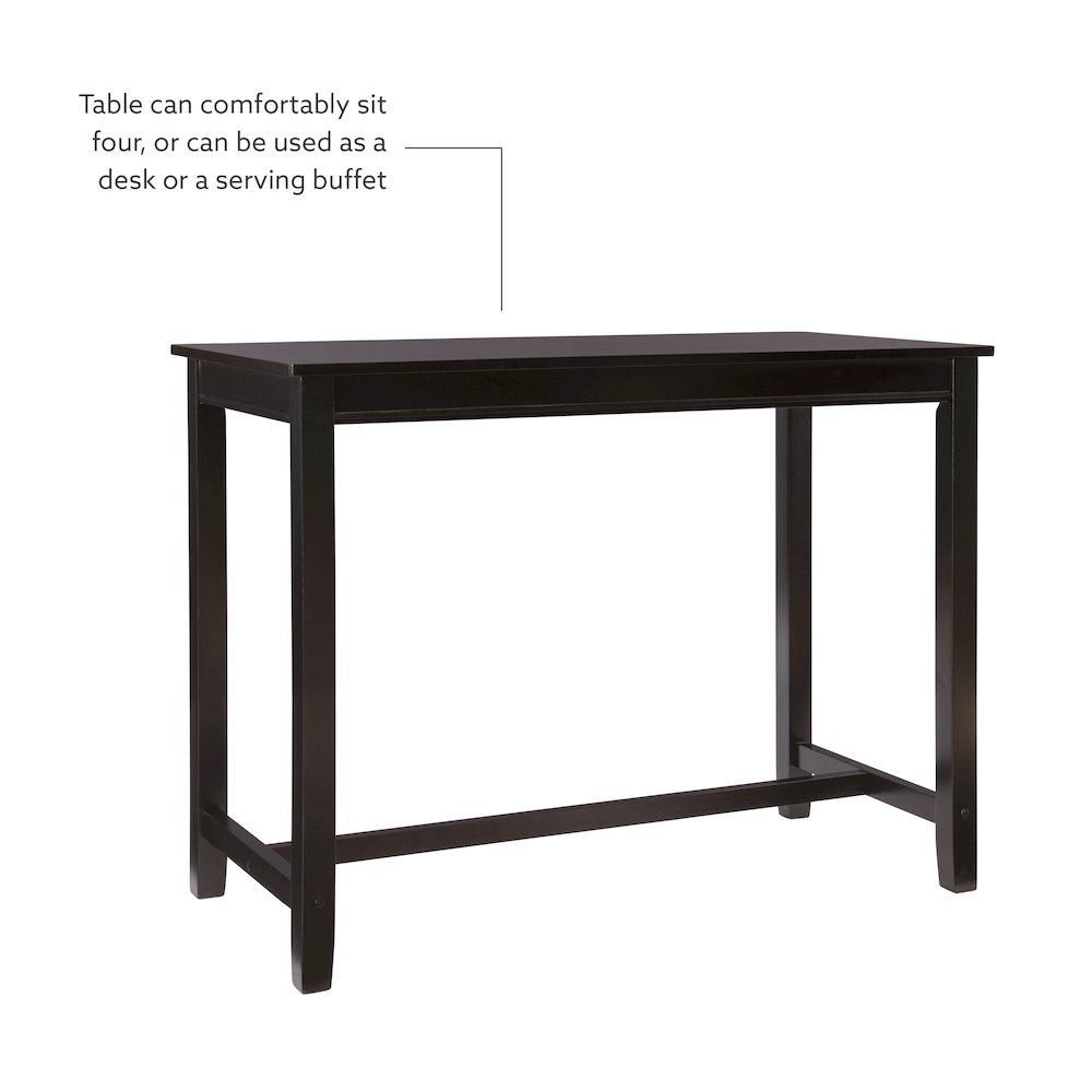 Claridge 3Pc Counter Set Black. Picture 7