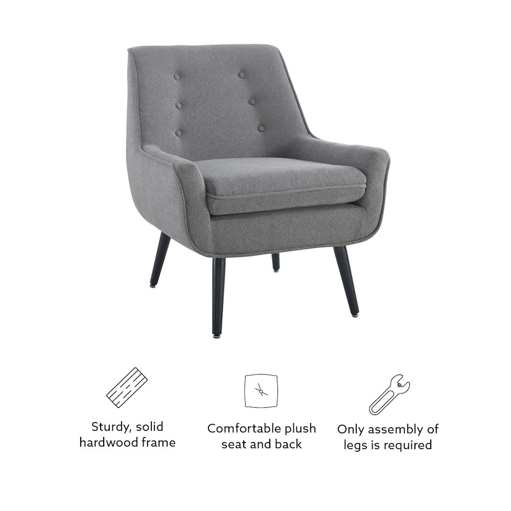 Trelis Chair - Gray Flannel. Picture 12