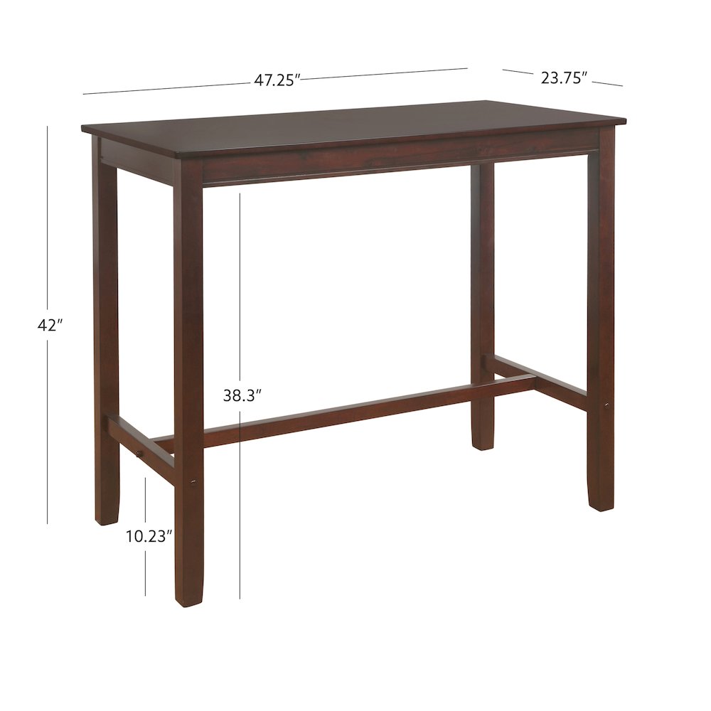 Claridge Bar Pub Table Brown. Picture 8
