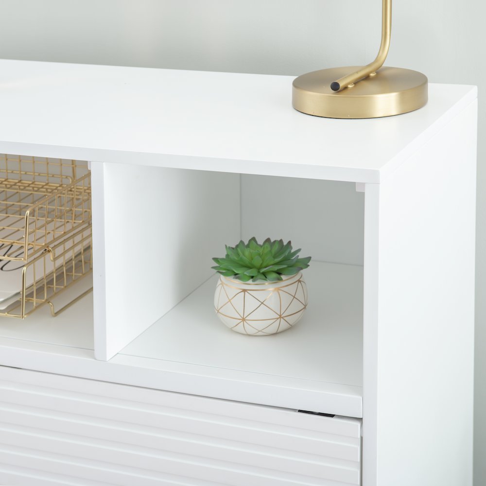 Ripples Bookcase White. Picture 5