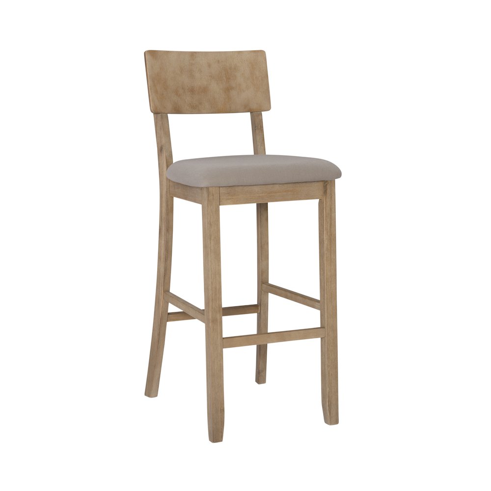 Jordan 30 In Gray Wash Bar Stool. Picture 6