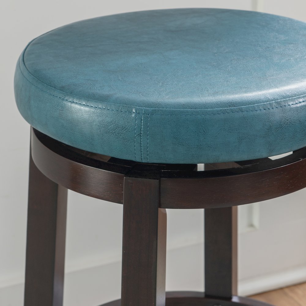 Maya Teal 24 Inches Counter Stool. Picture 5