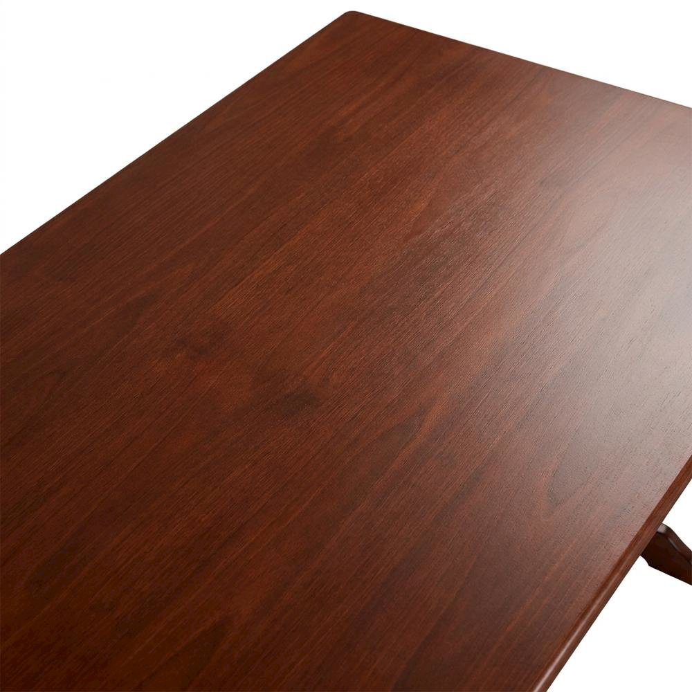 Walnut Dining Furniture Set with Sturdy Frame and Elegant Finish. Picture 8