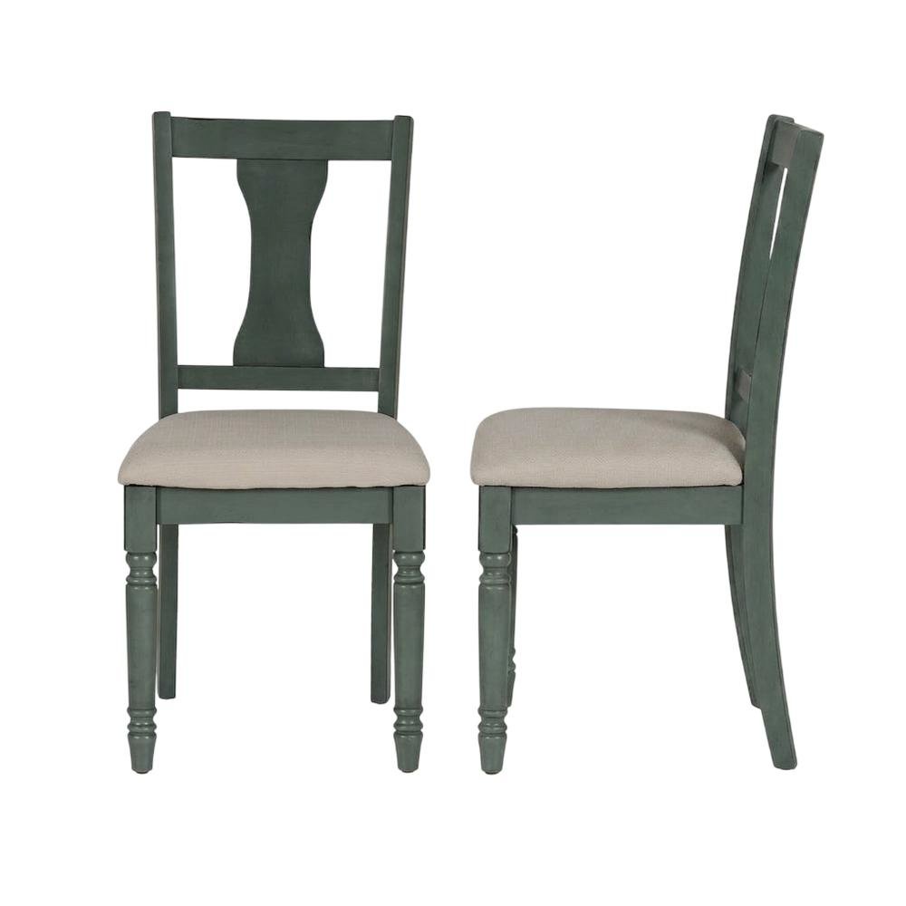 Set of 2 Willow Side Chairs with Comfortable Seat and Modern Design. Picture 1