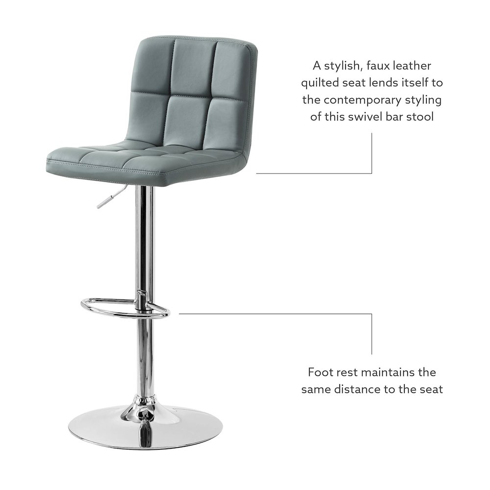 Clayton Barstool Grey. Picture 9