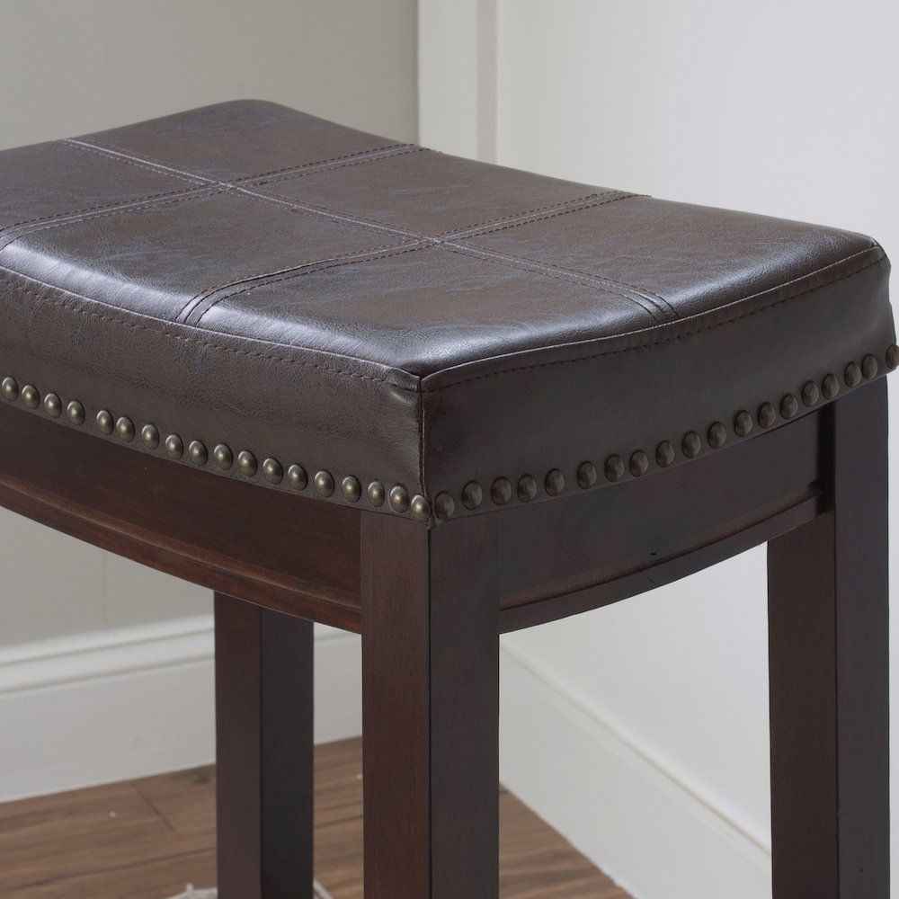 Claridge Brown Barstool. Picture 5
