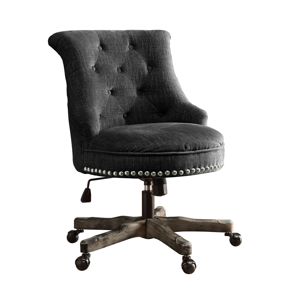 Sinclair Office Chair, Charcoal Gray. Picture 1