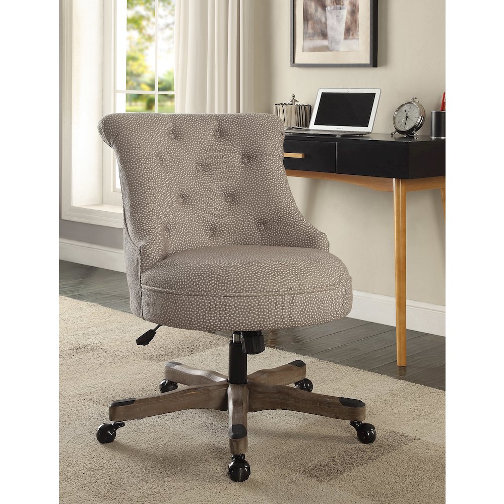 Sinclair Office Chair, Light Gray. Picture 2