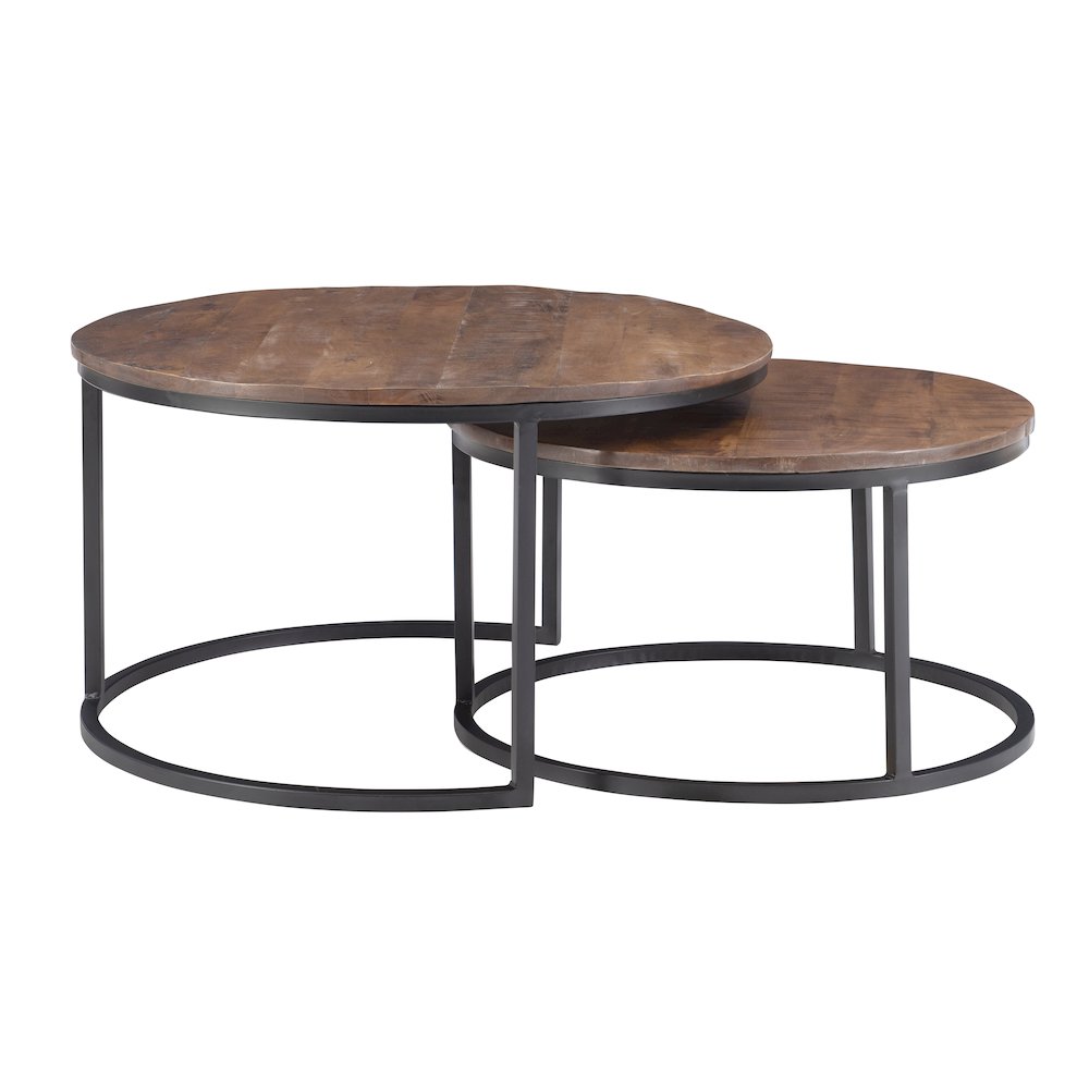 Weston Nesting Coffee Tables Brown. Picture 4