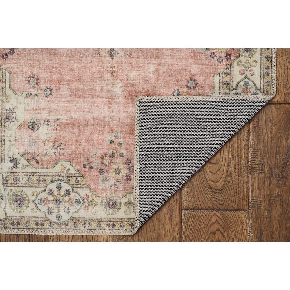 Washable Blanton Pink/Ivory 5x7, Rug. Picture 2