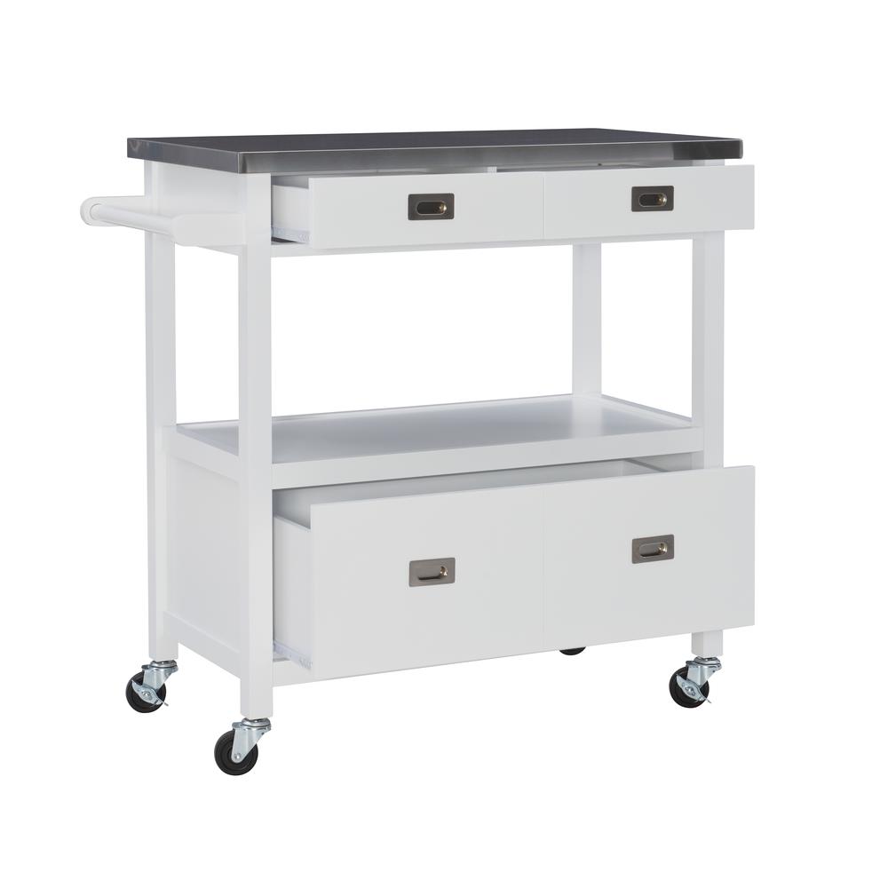 Sydney Kitchen Cart White. Picture 7