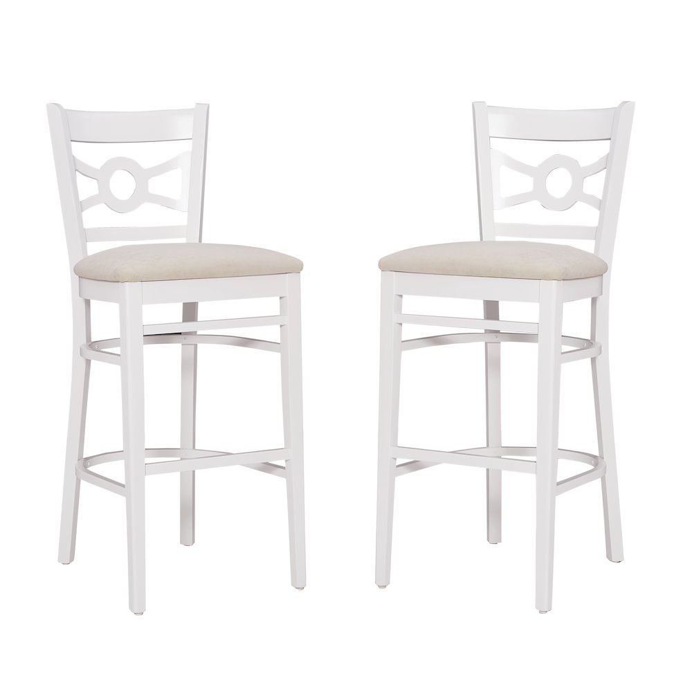 Teresa White Barstool W Uph Seat. Picture 7