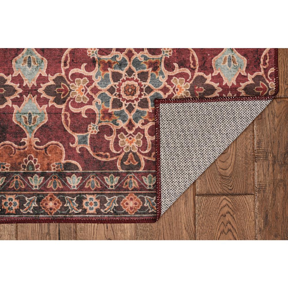 Washable Neil Garnet/Ivory 2x8, Rug. Picture 4