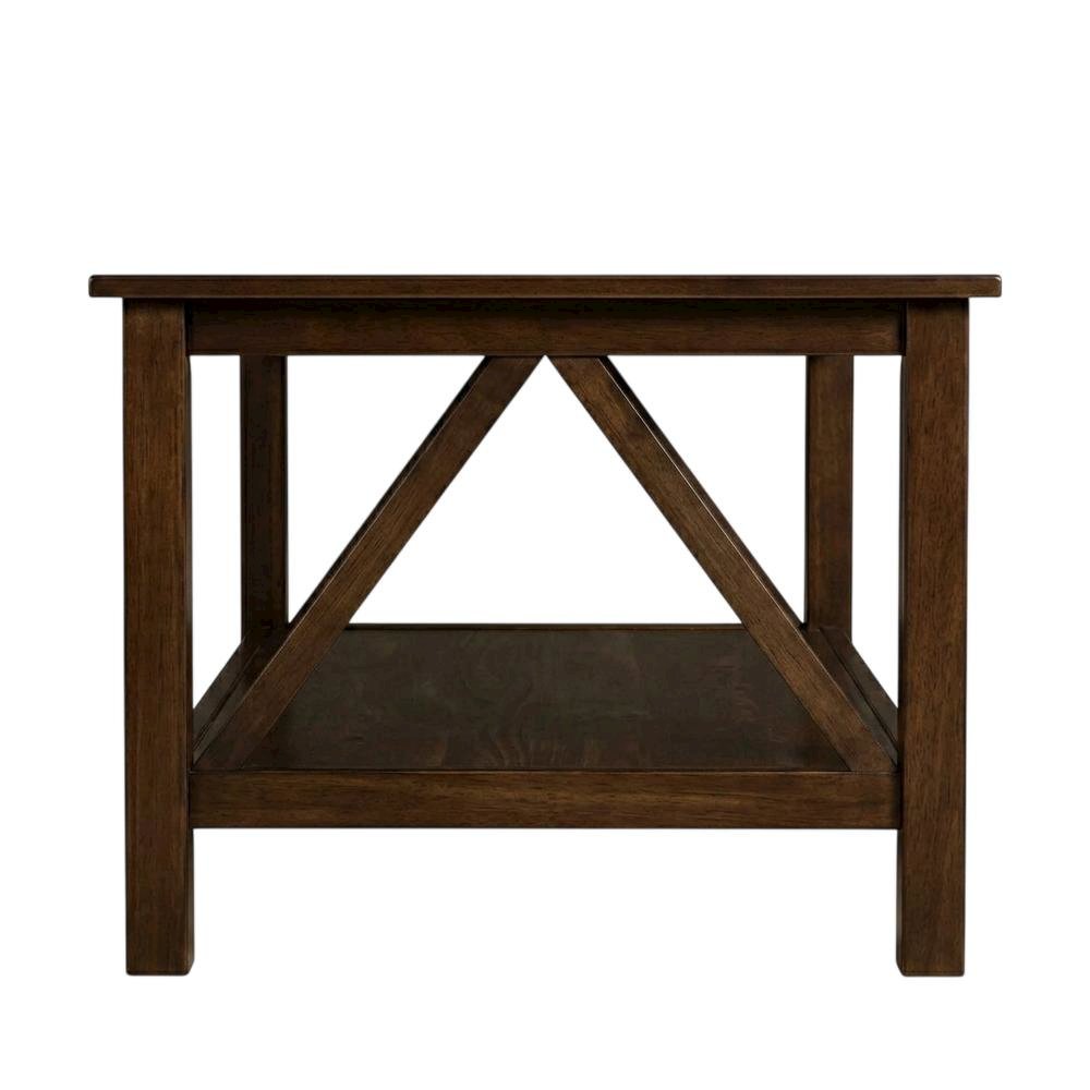 Antique Tobacco Coffee Table with Sturdy Wooden Top and Modern Design. Picture 4