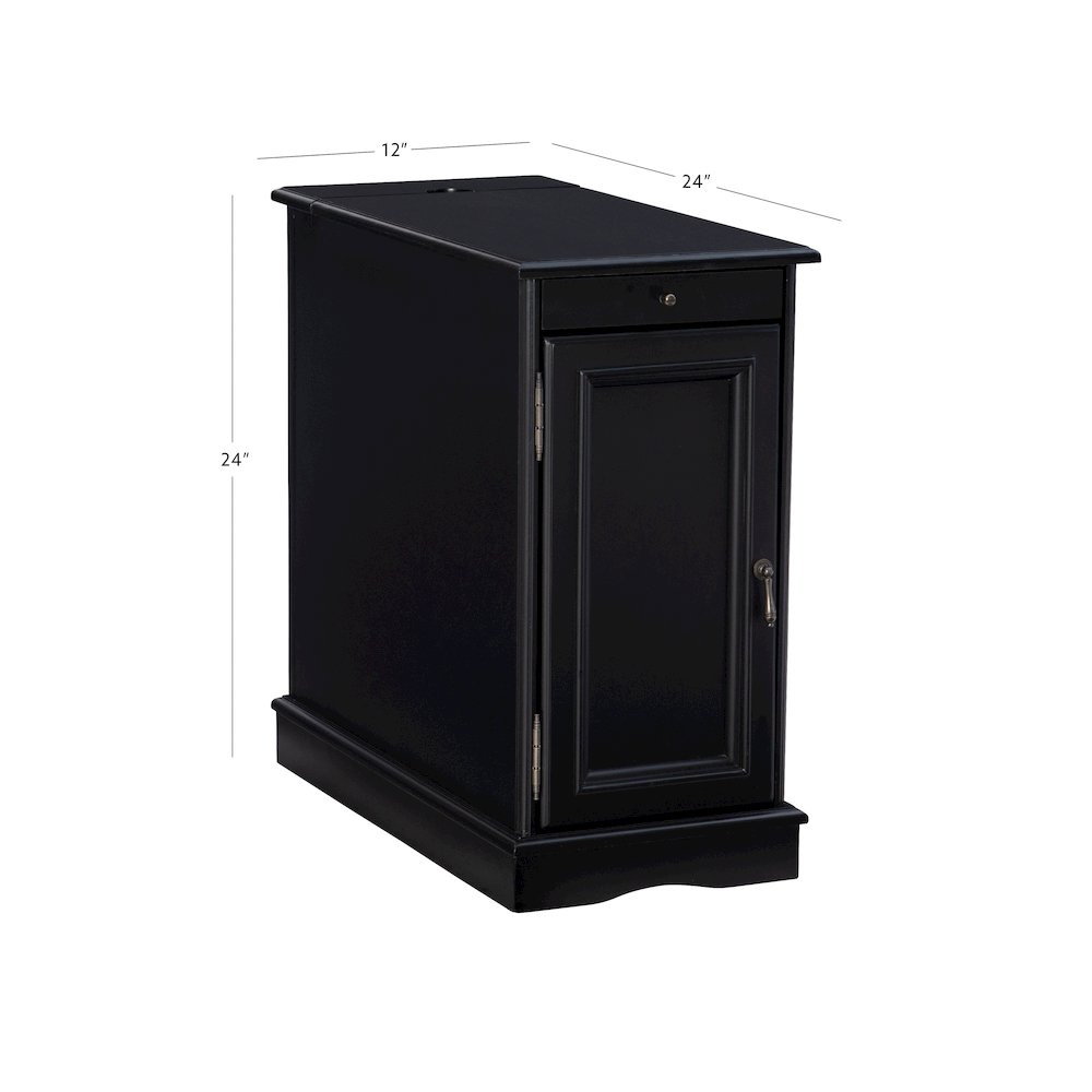 Butler Black Accent Table. Picture 18