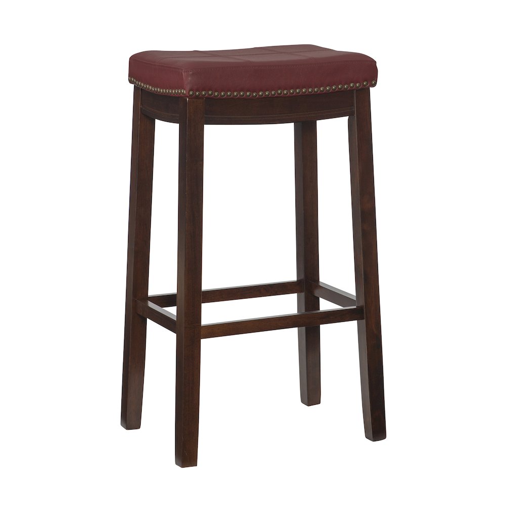 Claridge Red Barstool. Picture 9
