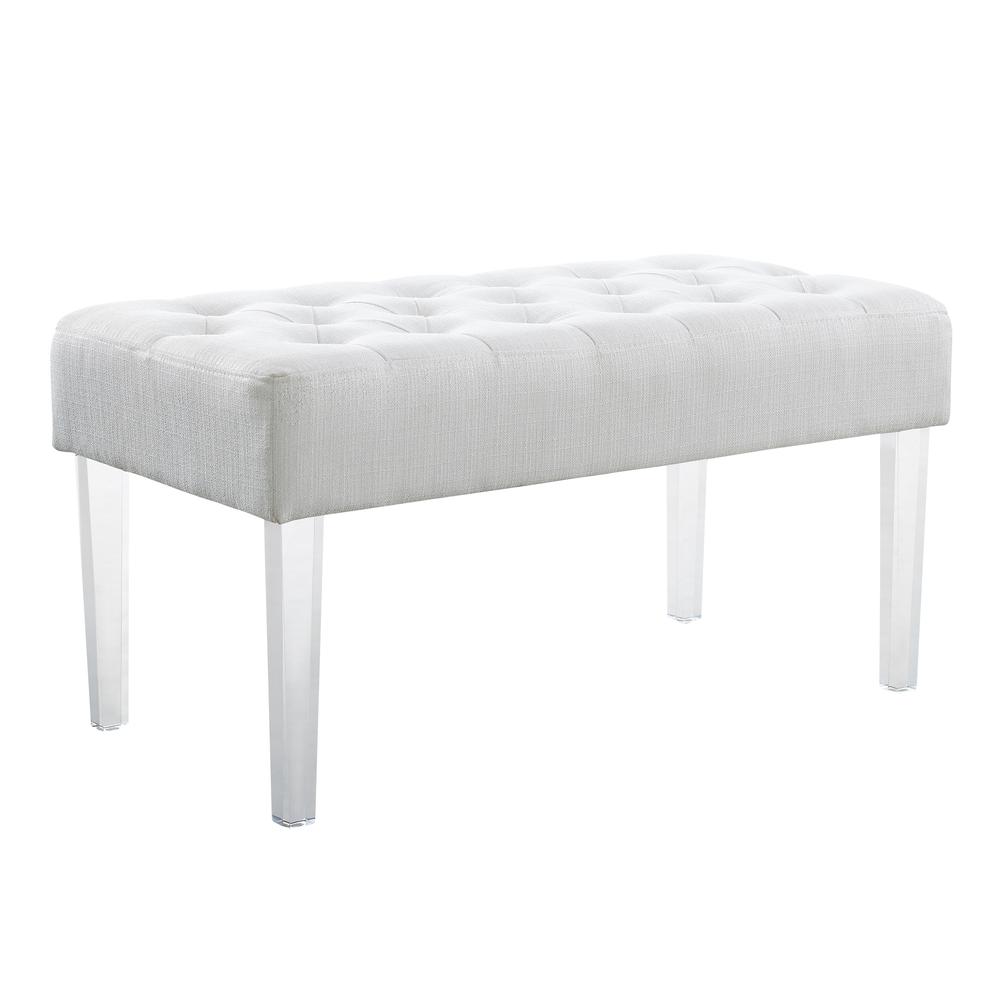 Ella Glitz Acrylic Leg Bench. Picture 11