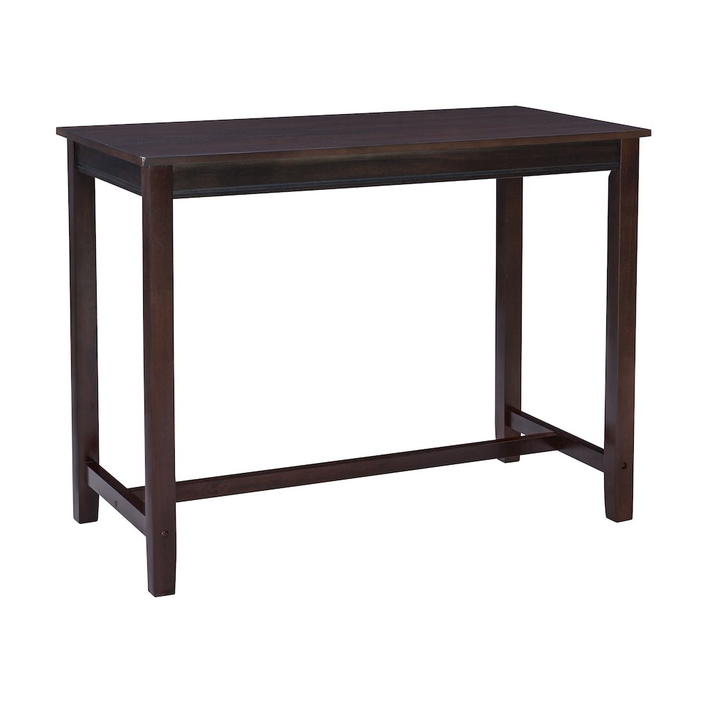 Claridge Counter Pub Table Brown. Picture 7