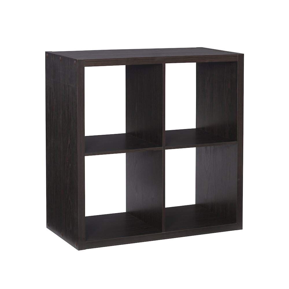 Galli 4 Cubby Storage Cabinet Espresso. Picture 9