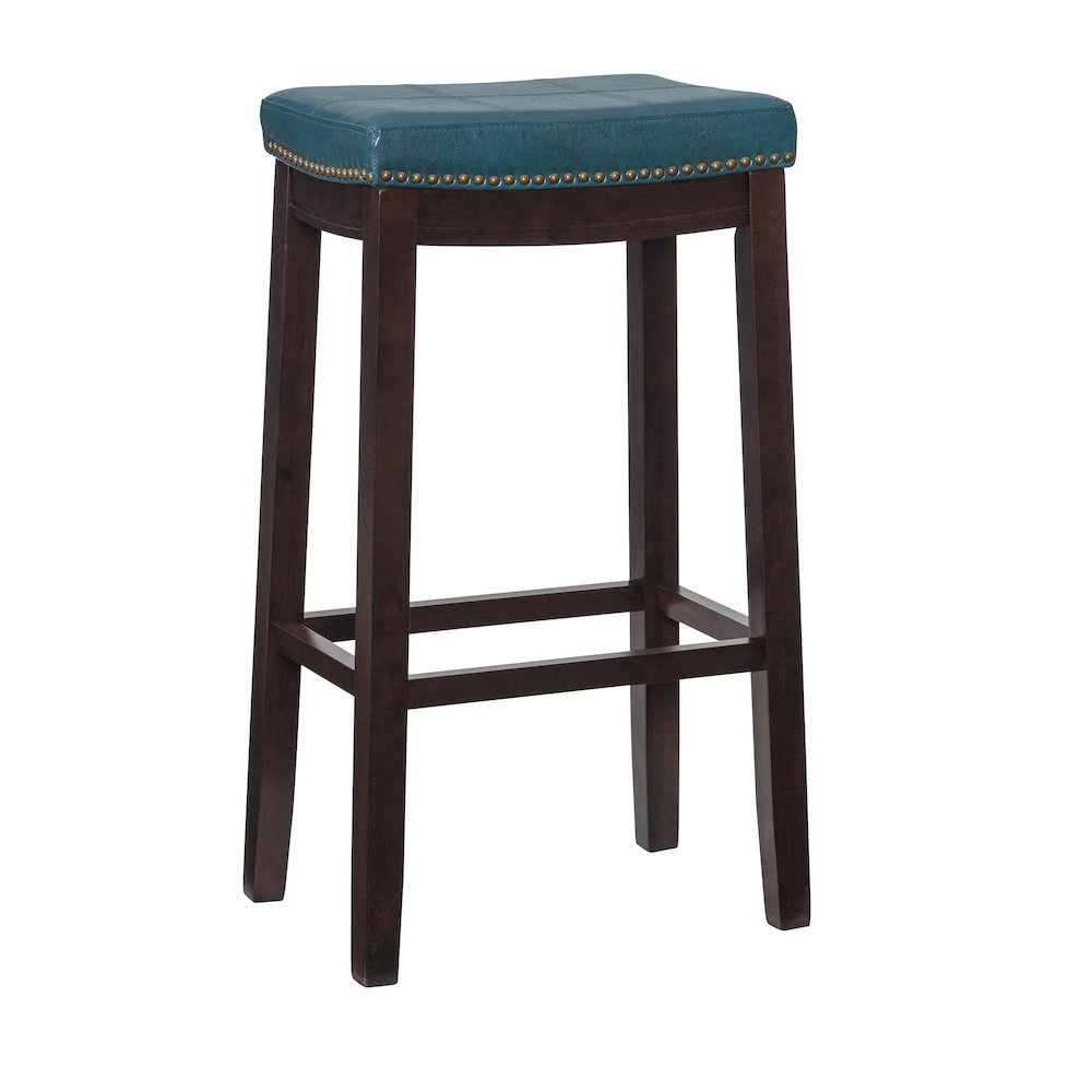 Claridge Blue Barstool. Picture 8