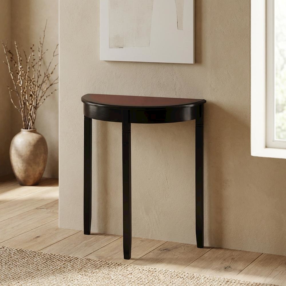 Demi Lune Console Table in Elegant Finish with Stylish Design. Picture 2