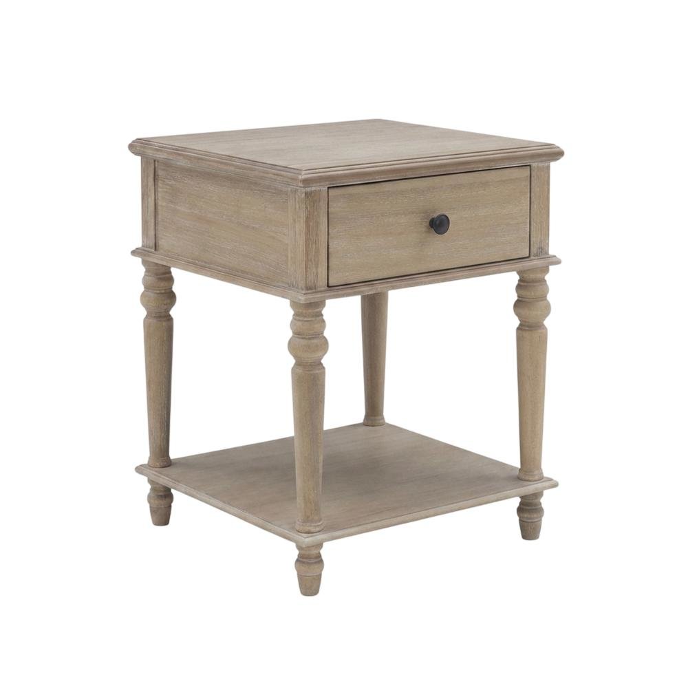Natural, Side Table, Quality Build, Durable Wood Frame. Picture 1