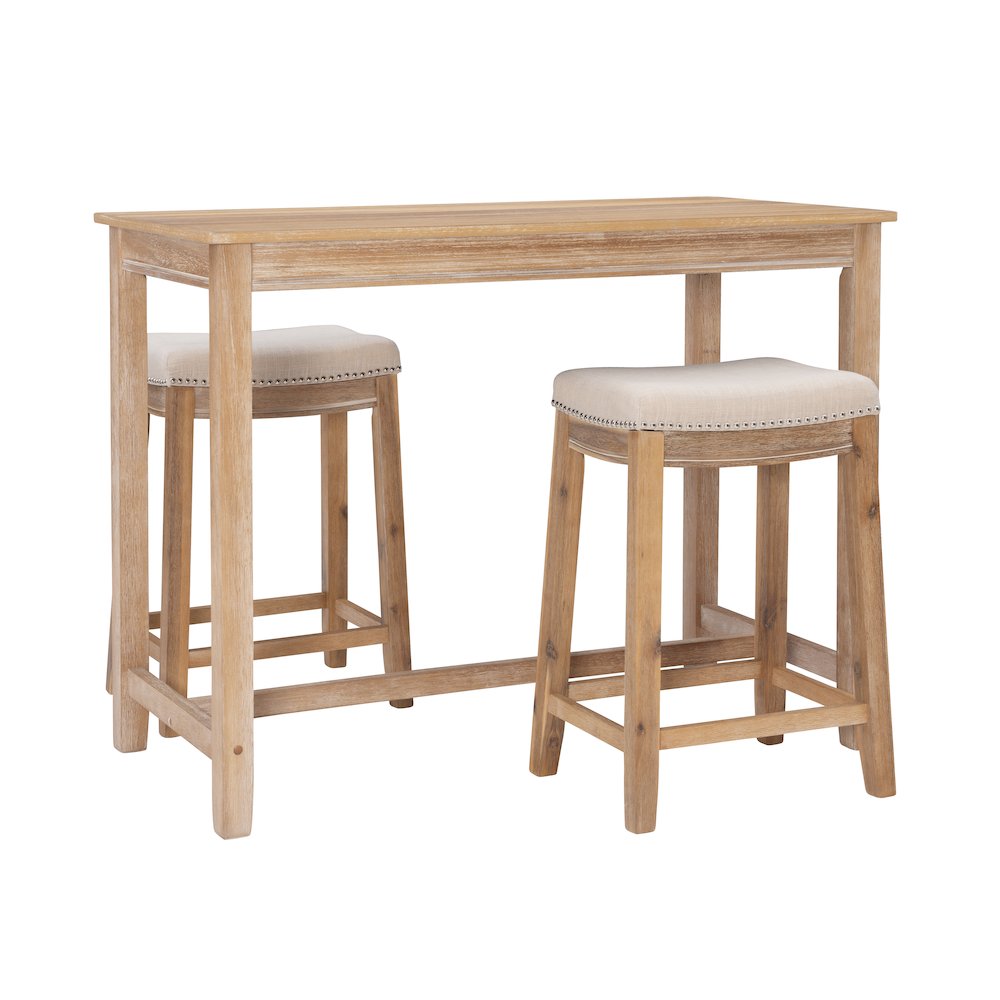 Claridge 3Pc Counter Set Natural. Picture 5