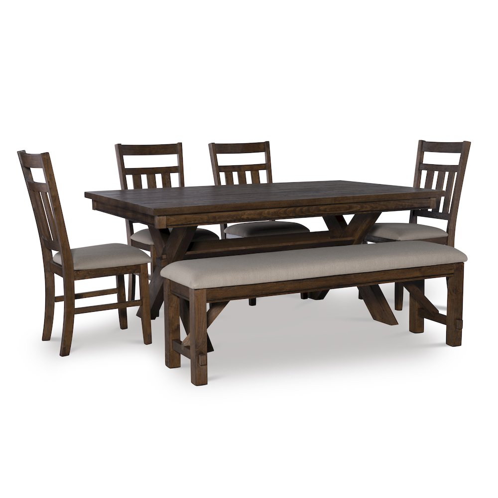 Turino Rustic Umber 6 PC Dining Set. Picture 10
