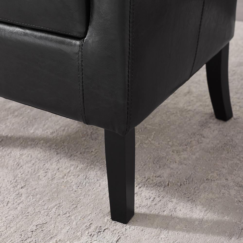 Simon Black Club Chair. Picture 11