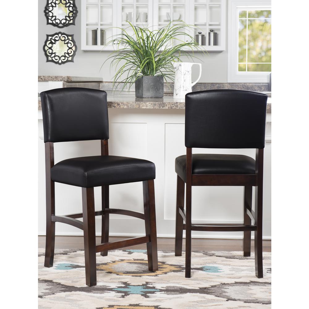Monaco Counter Stool Espresso. Picture 6