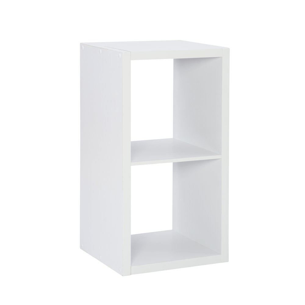 Galli 2 Cubby Storage Cabinet White. Picture 9