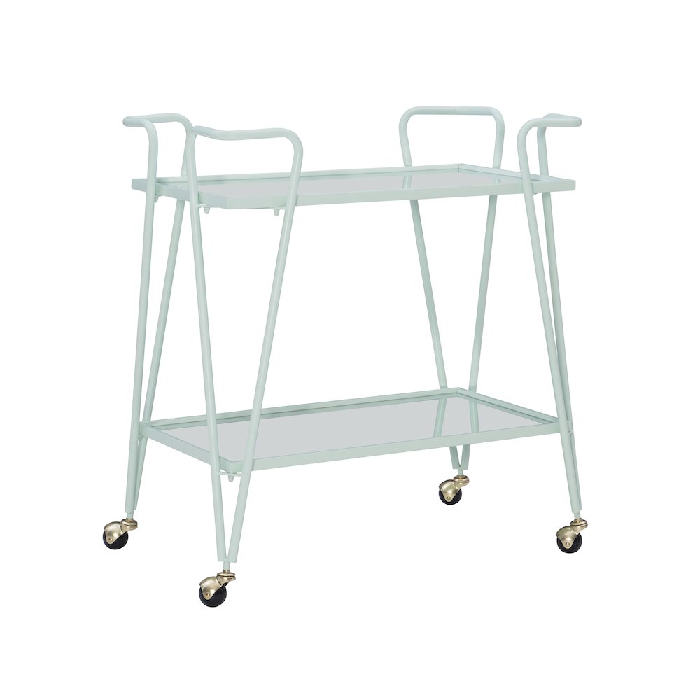 Mint Mid-Century Bar Cart. Picture 9