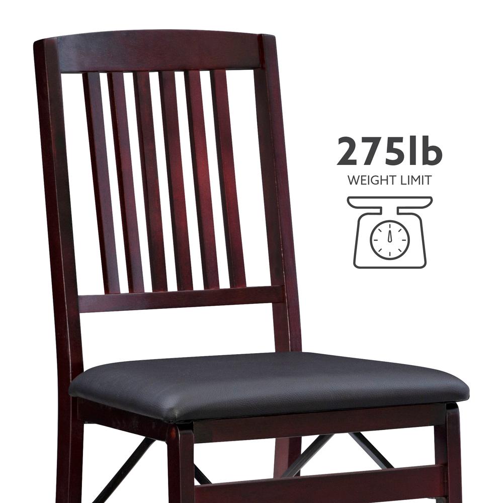 Triena 18 In Mission Back Folding Chair - Set Of Two. Picture 40