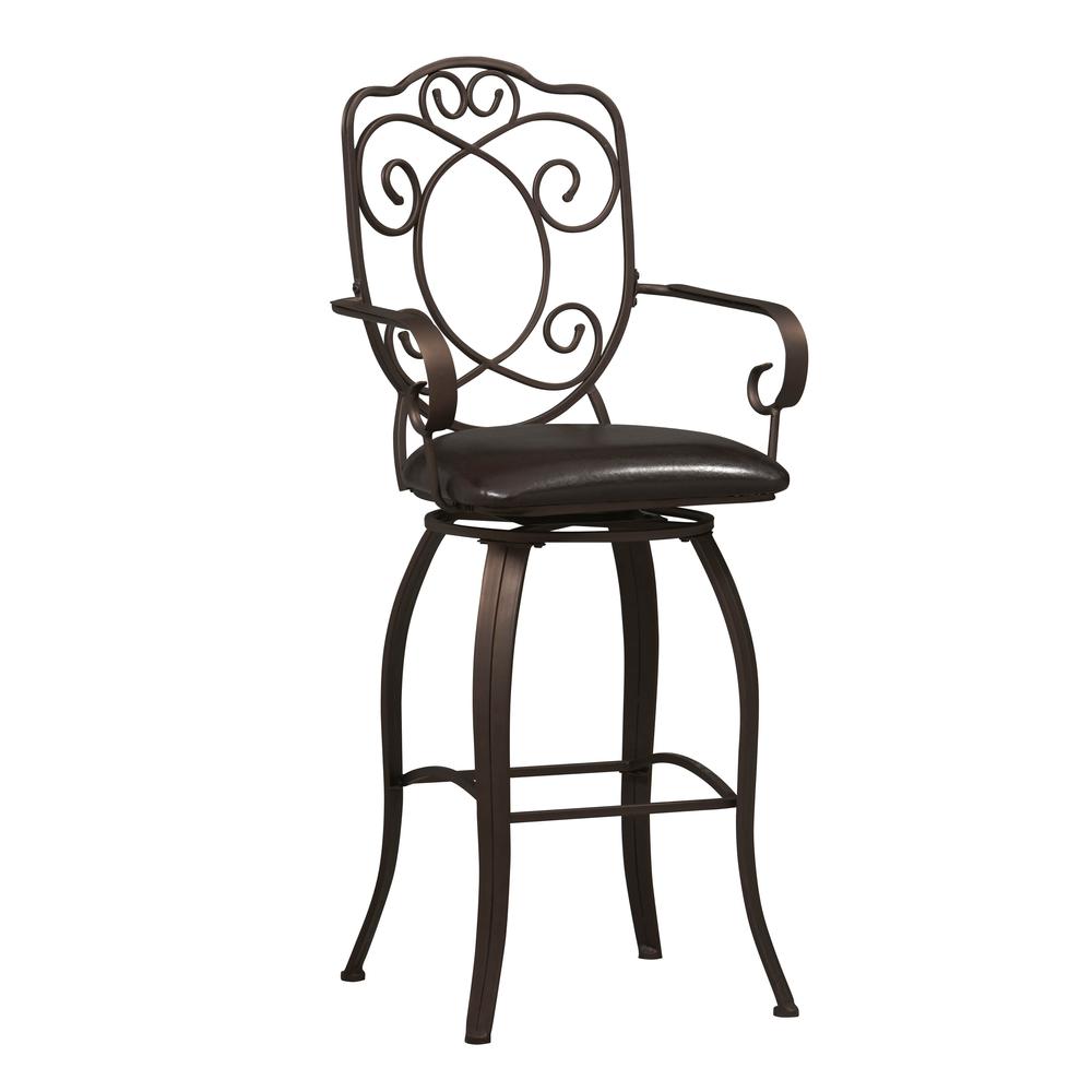 Crested Back Bar Stool 30. Picture 13