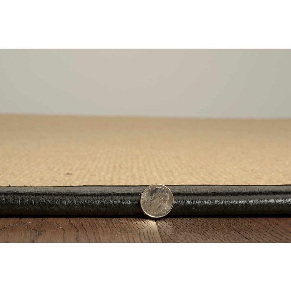 Athena Sisal & Black 8x11, Rug. Picture 4