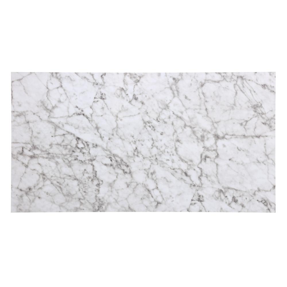 Lancer 3 Piece Tavern Set, White Faux Marble. Picture 9