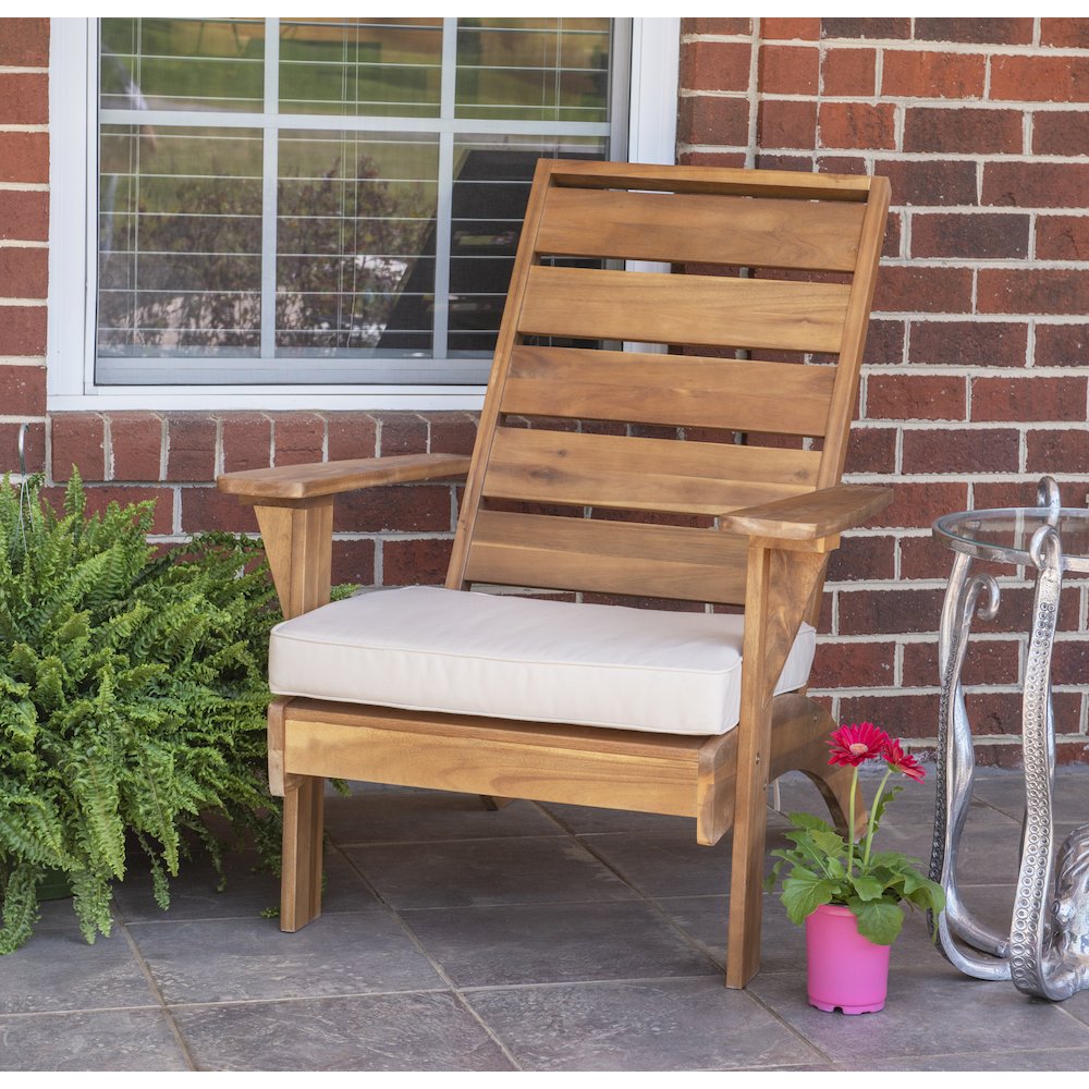 Rockport Brown Outdoor Chair. Picture 5
