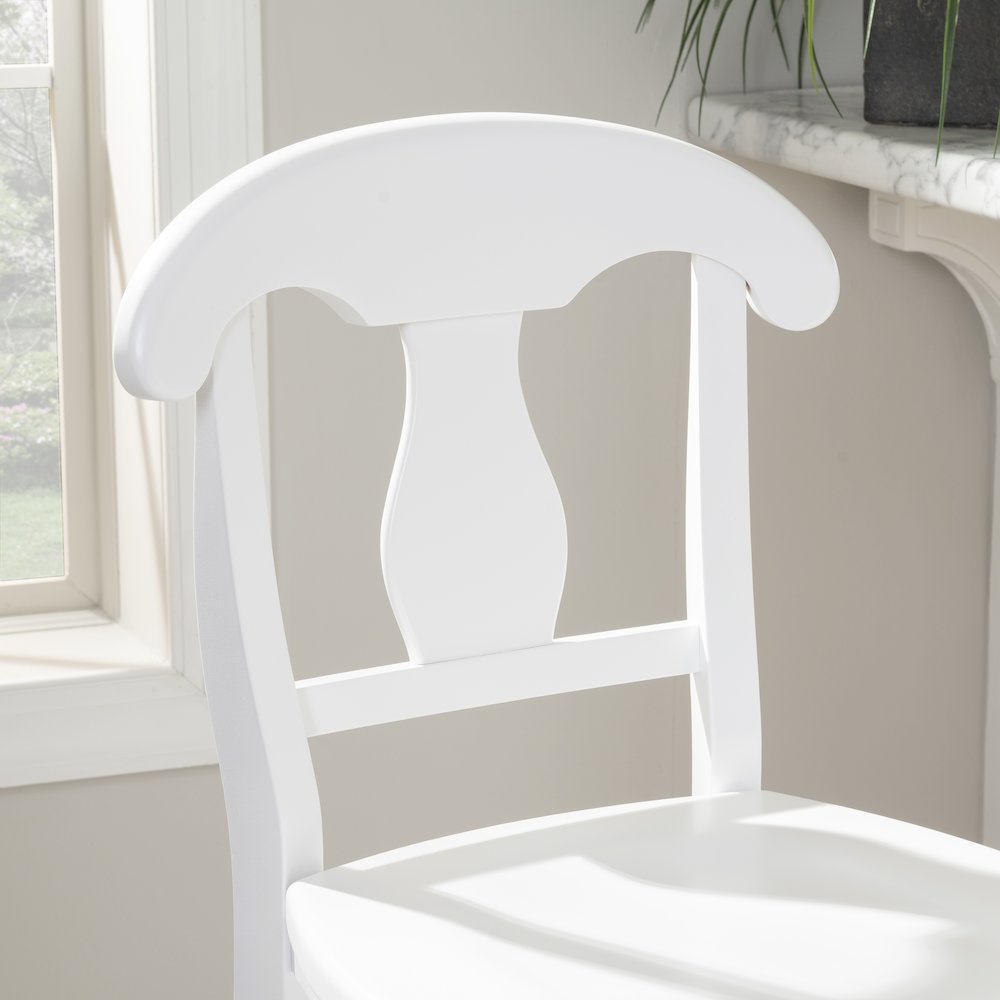Vander Counter Stool, White, Set Of 2. Picture 5