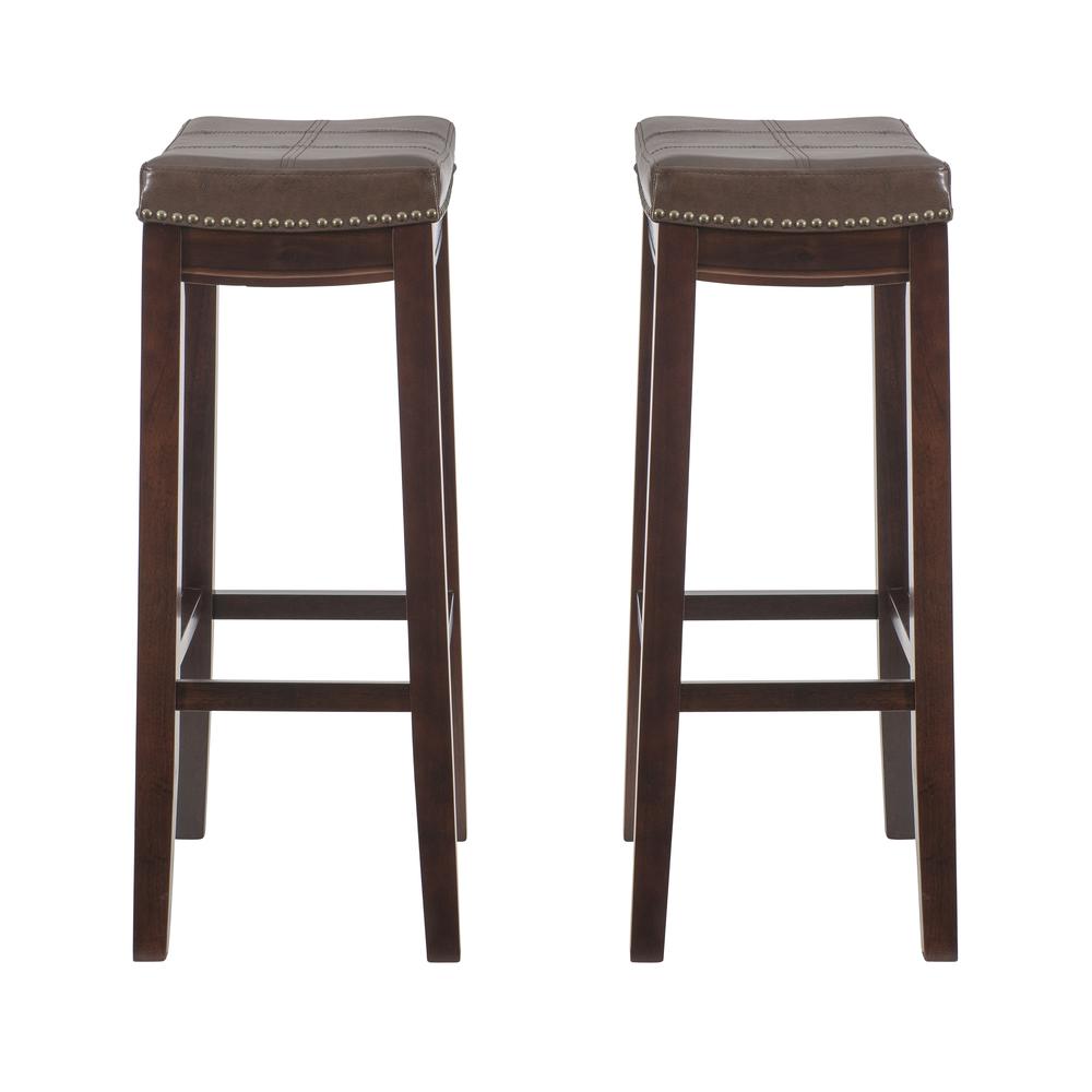Claridge 2Pk Brown Bar Stool. Picture 2
